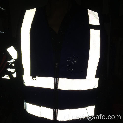 veiligheidsreflecterend vest met 4 reflecterende strepen